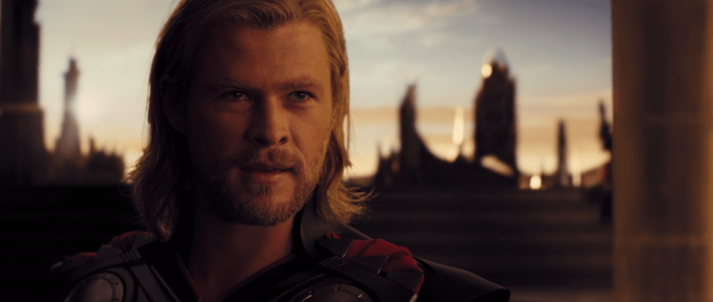 Chris Hemsworth as the Asgardian Prince Thor in the Disney Marvel movie