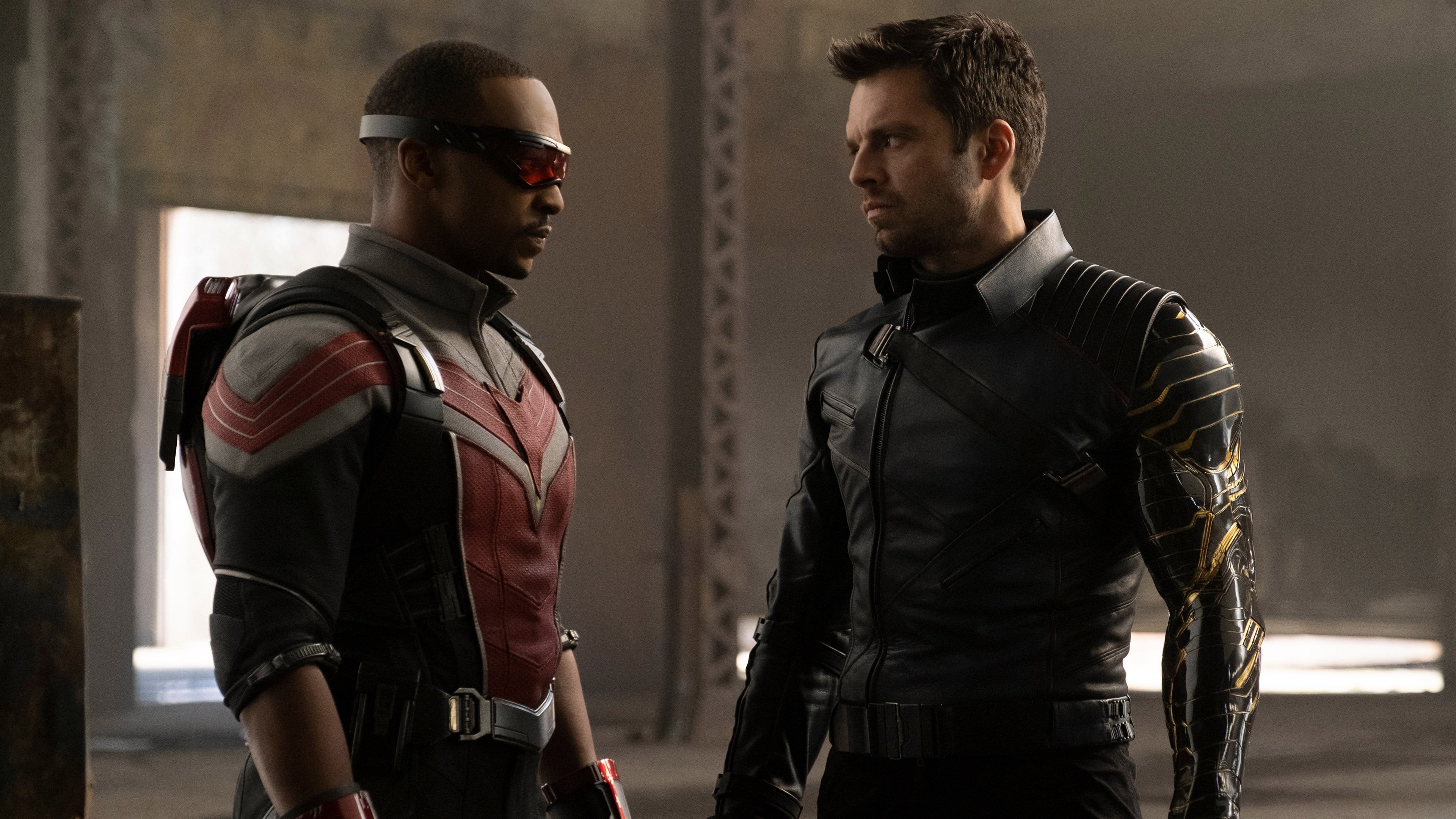 Bucky and Sam in Falcon and Winter Soldier Disney Marvel on Christian Podcast Cinematic Doctrine