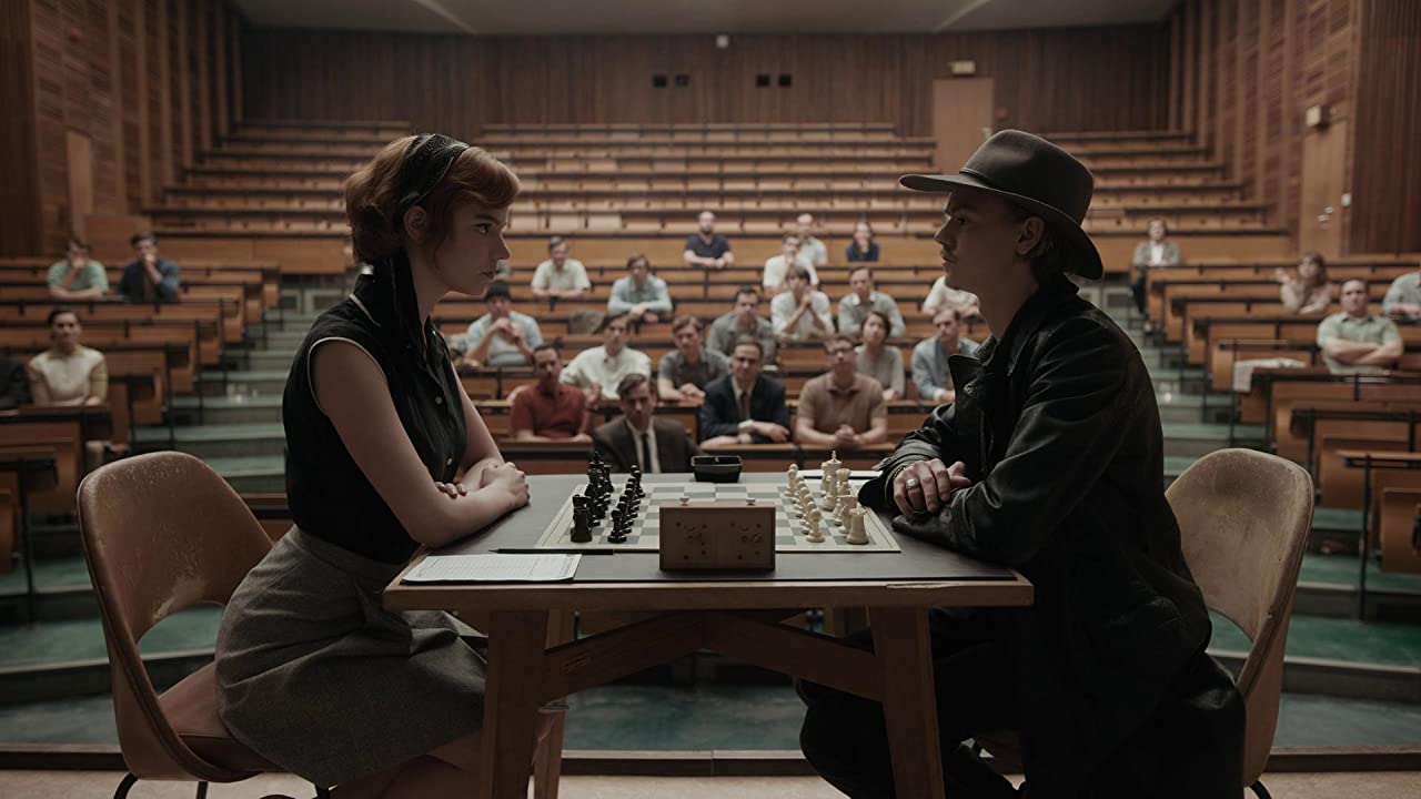 Anya Taylor-Joy and Thomas Brodie-Sangster in Netflix's The Queen's Gambit on Christian Podcast Cinematic Doctrine