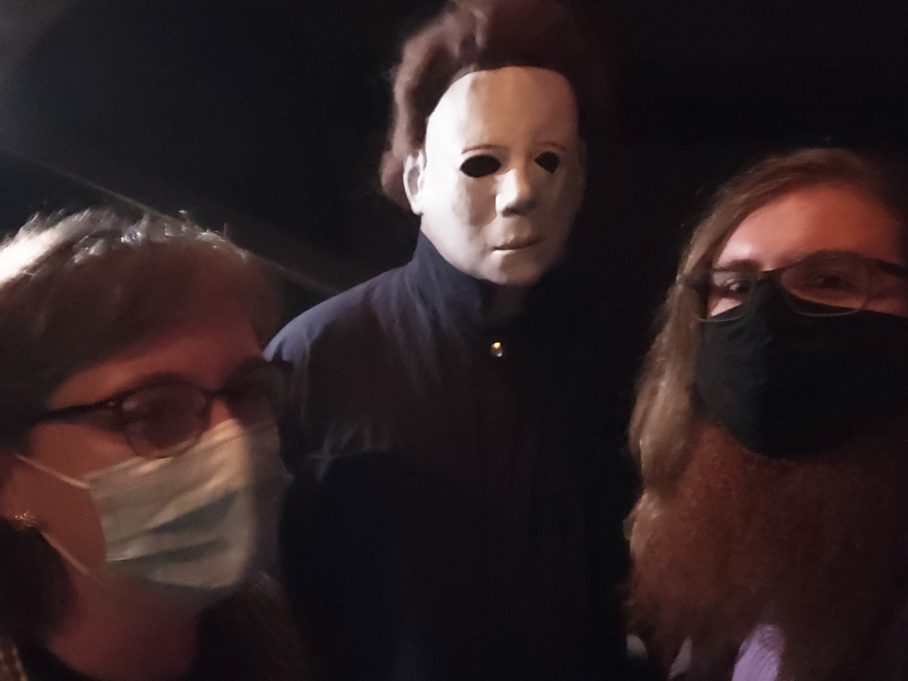 Michael Myers Selfie at Movie Theater