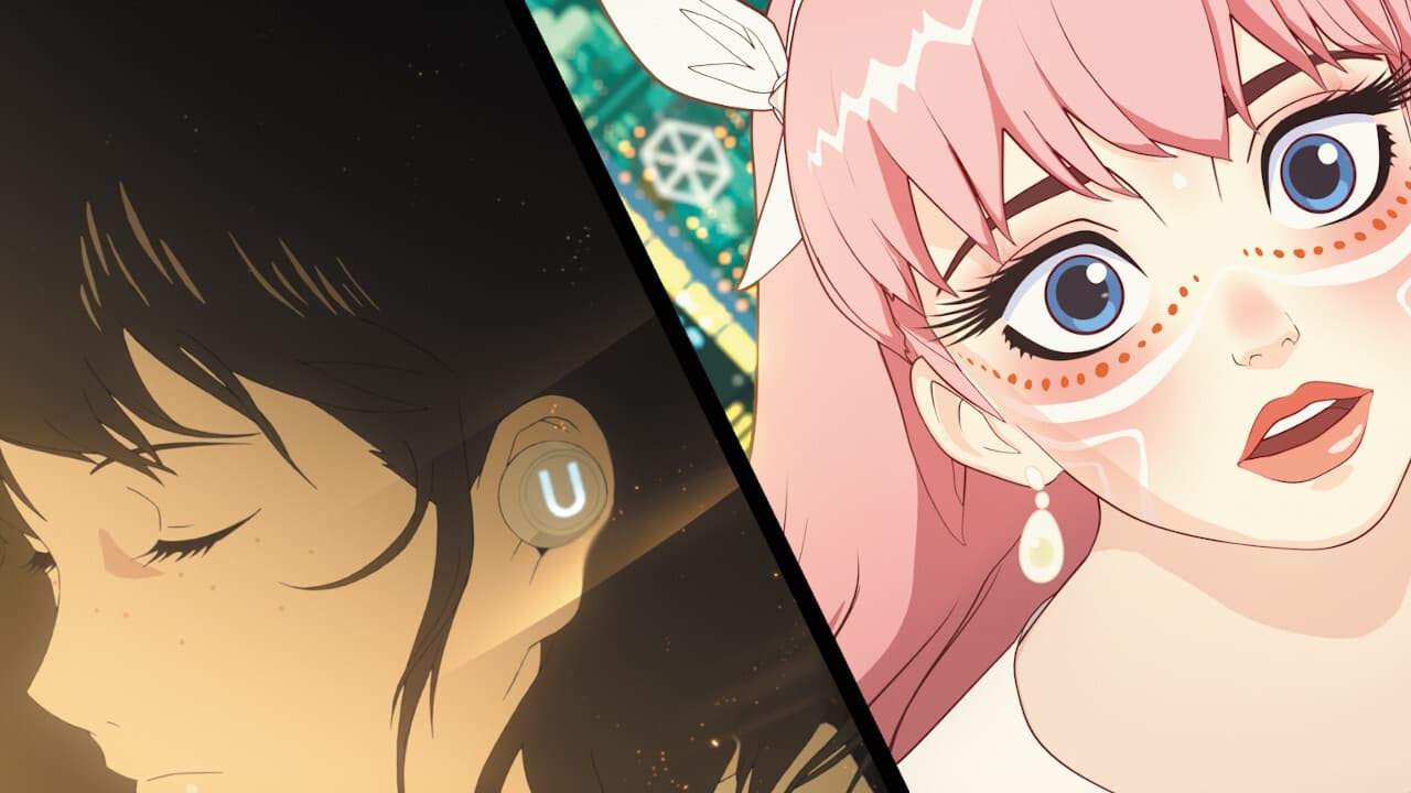 Belle and Suzu in Anime movie Belle