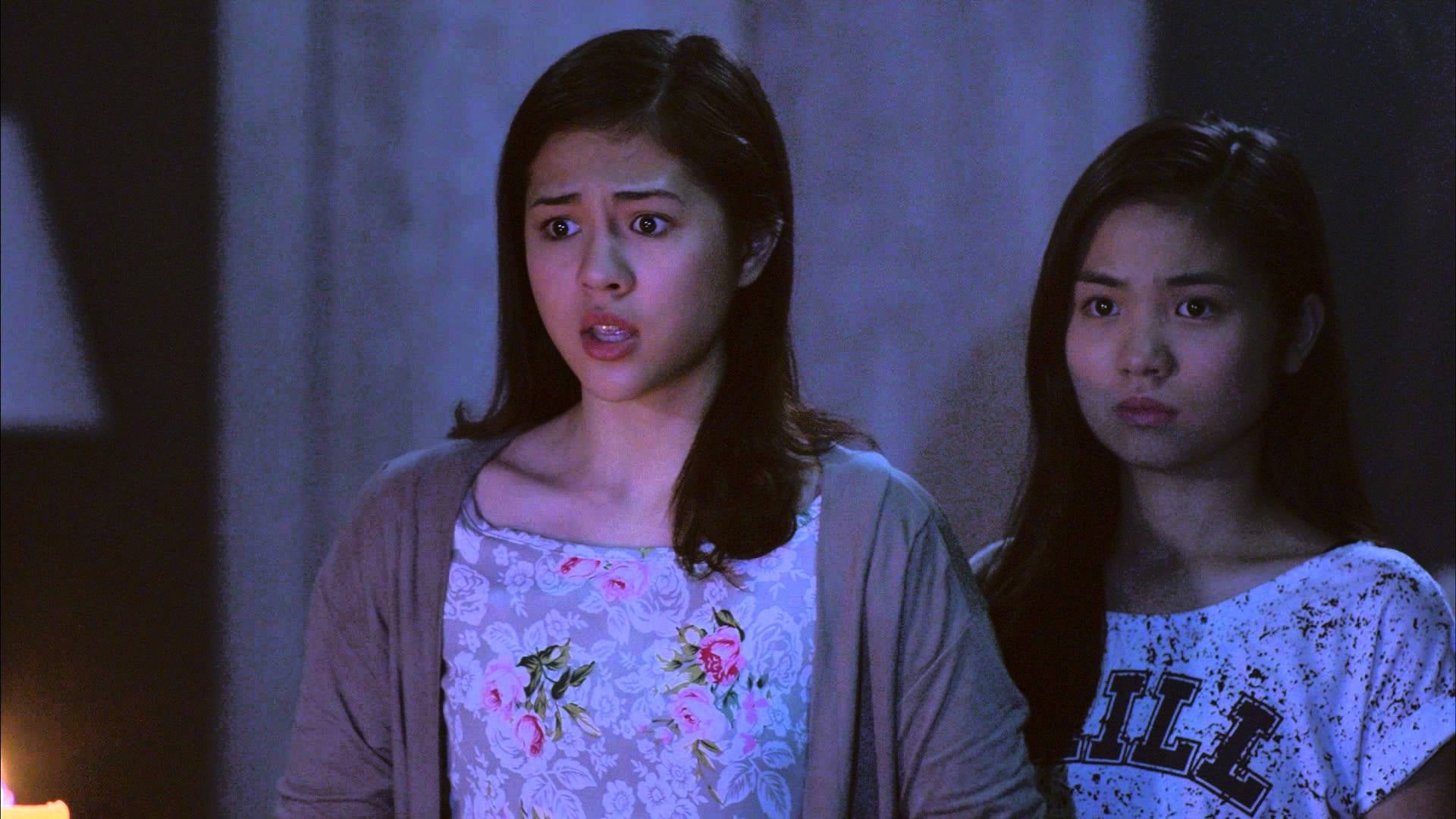 Janella Salvador as Ella and Sharlene San Pedro as Faye in Haunted Mansion 2015