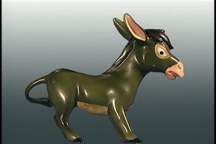 George Orwell Animal Farm 1954 Animated Film Benjamin Donkey Toy