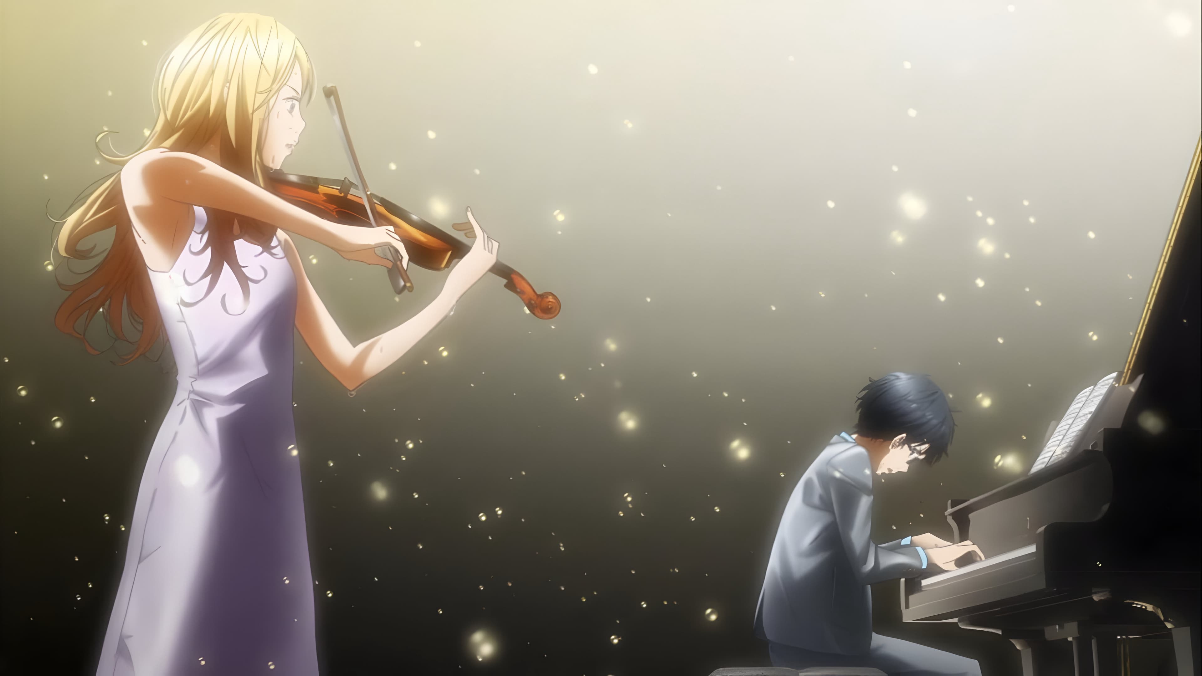 Your Lie in April Piano Scene
