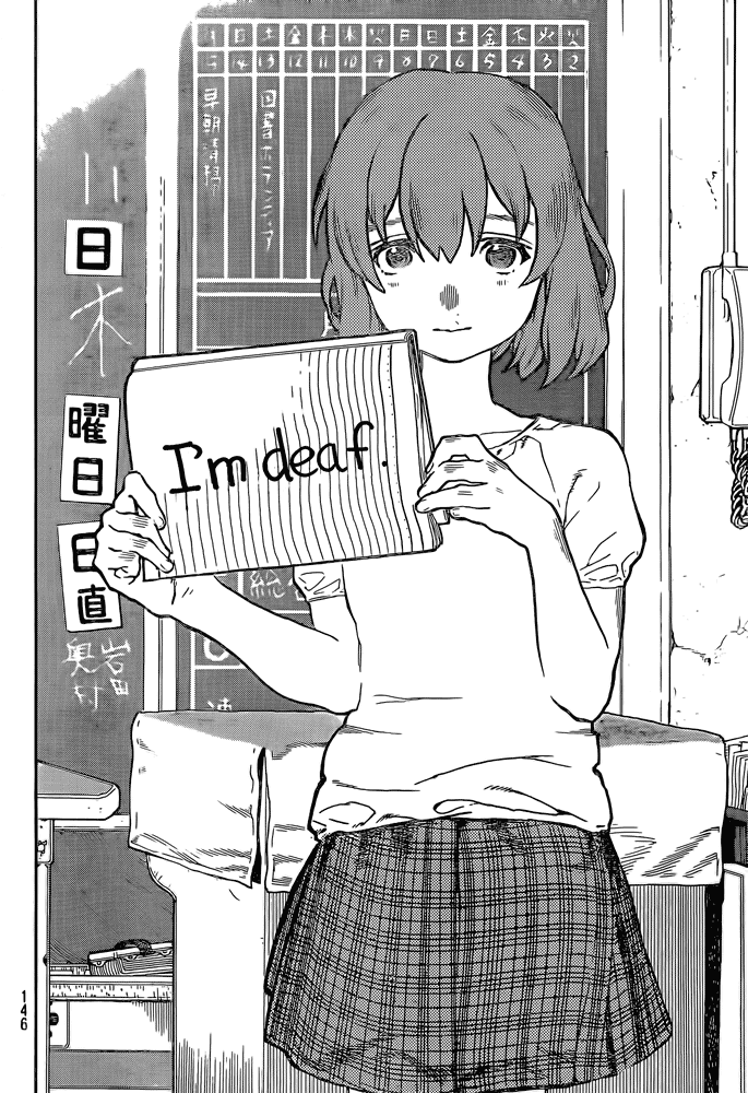 Nishimiya in A Silent Voice One-Shot Manga
