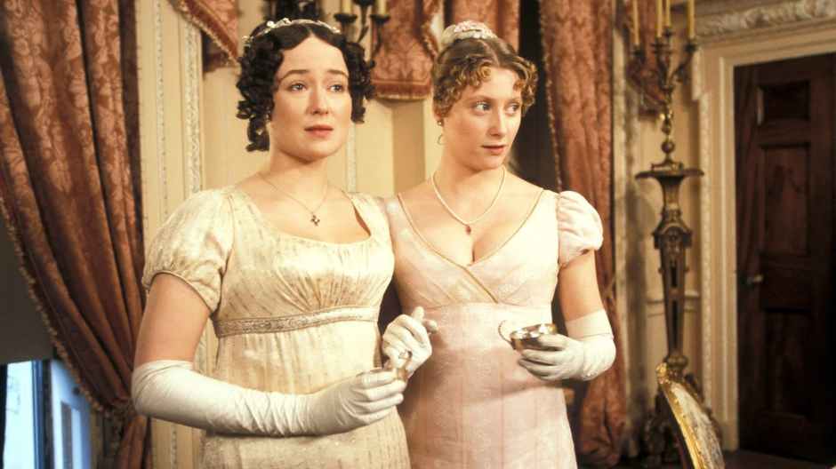 Jennifer Ehle and Susannah Harker in BBC Pride and Prejudice