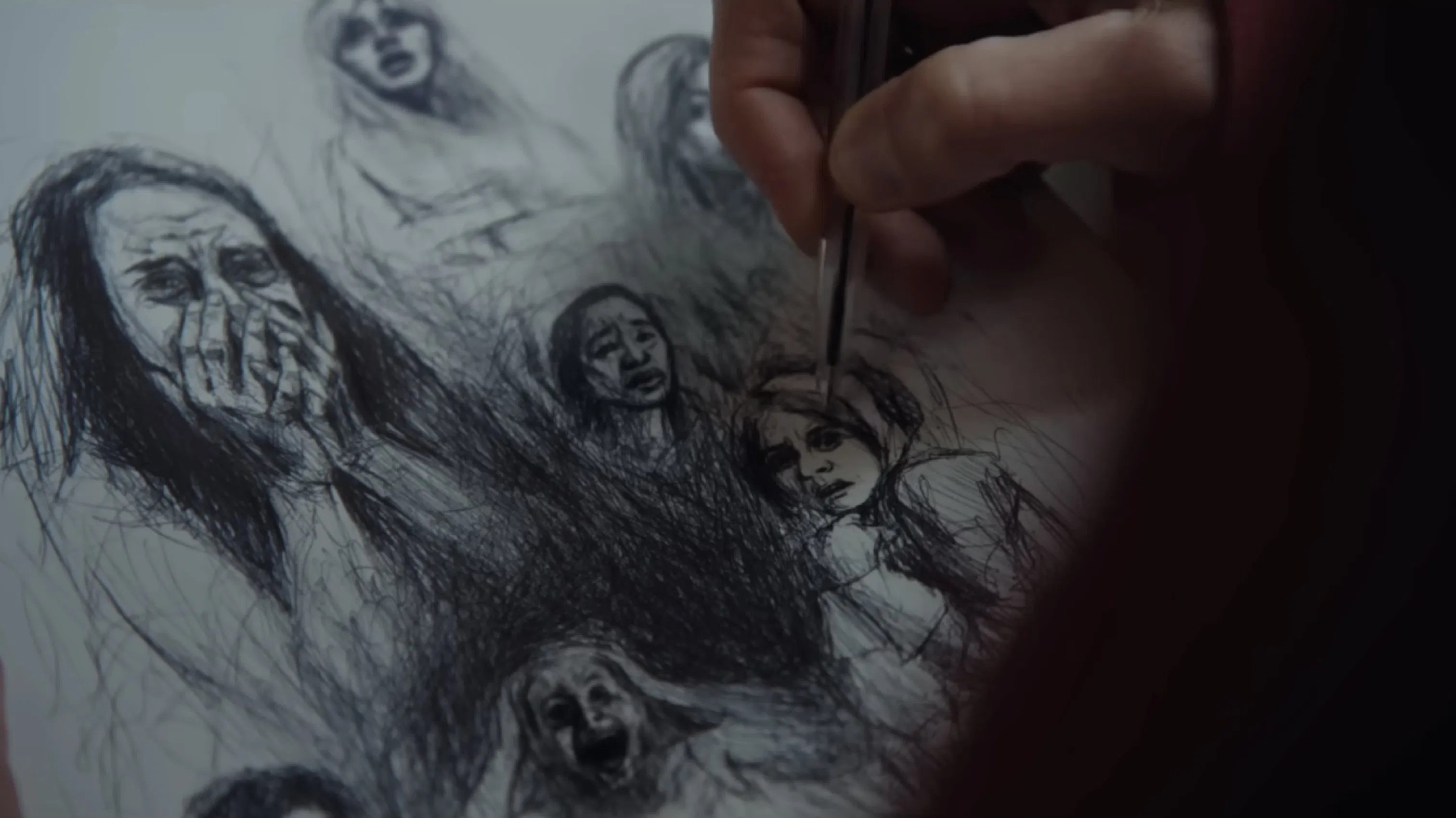 Drawings in Keeper Movie