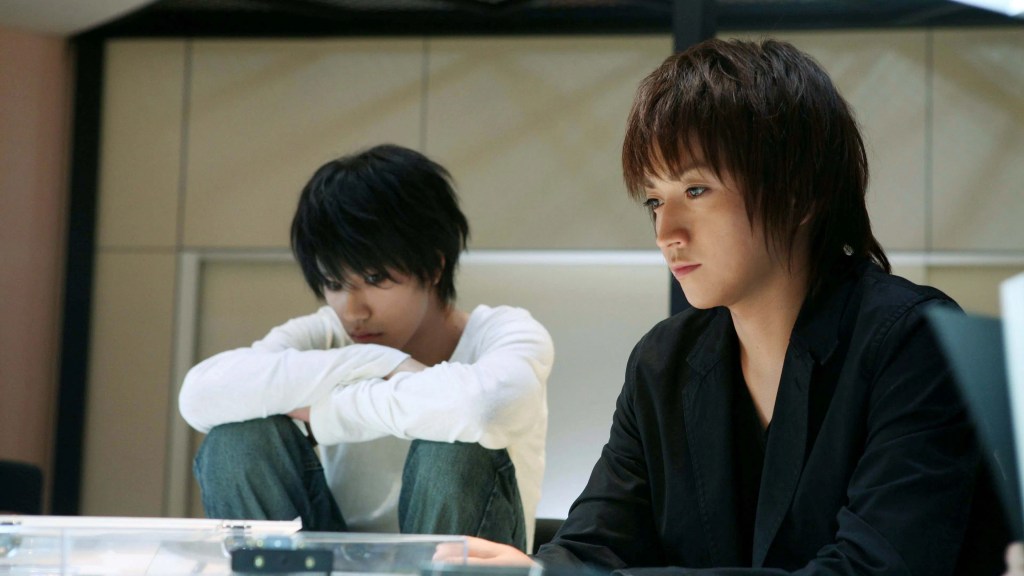 Light and L in live action Death Note