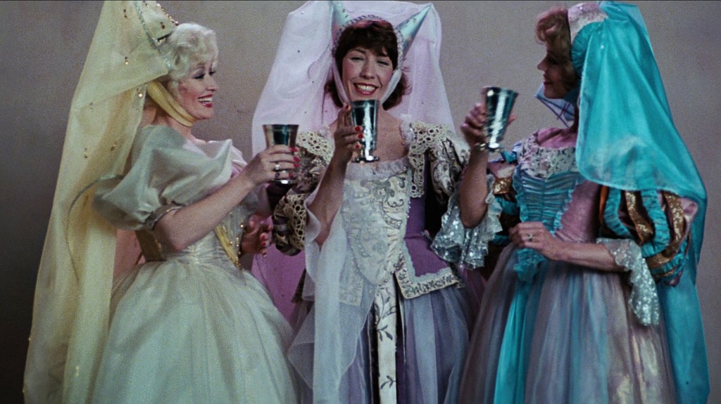 dolly parton, lily tomlin, jane fonda princesses in nine to five