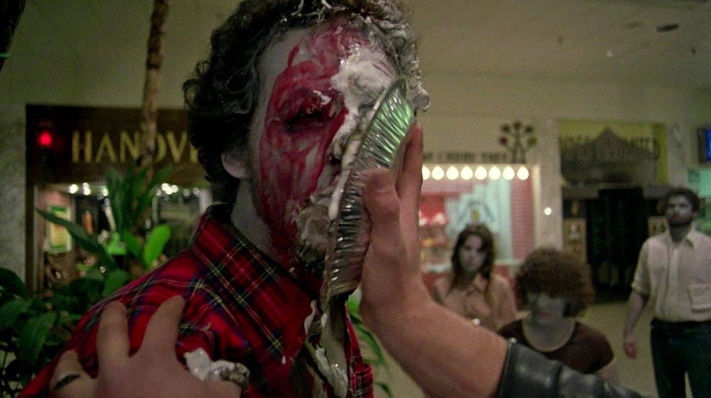 zombie pie in face
